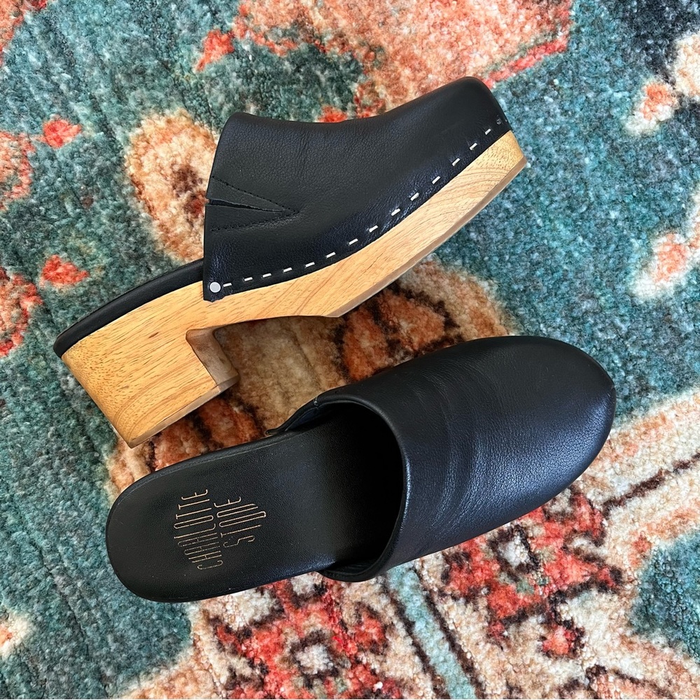 Charlotte Stone Martino Clog in Black
